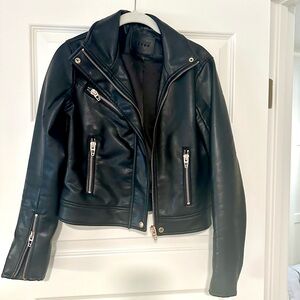 Blank NYC Faux Leather Motto Jacket - SM